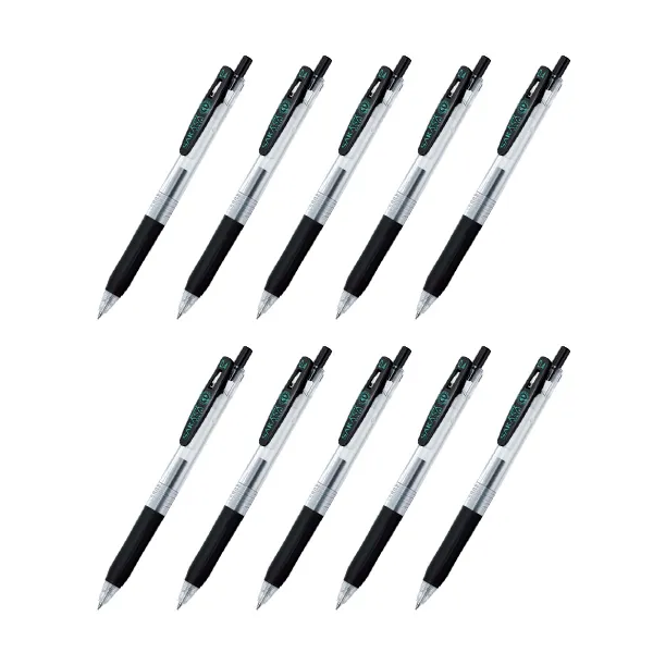 제브라 중성펜 사라사클립 Jjs15 0.4mm 블랙 10개입