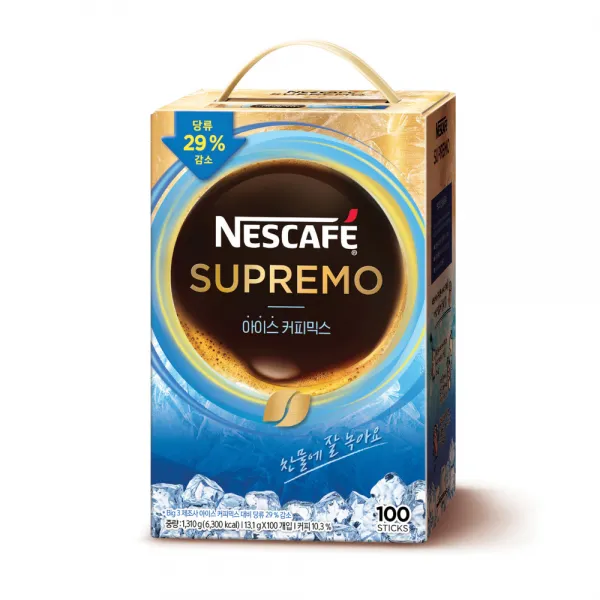 네스카페 수프리모 아이스 커피믹스, 13.1g, 100개입