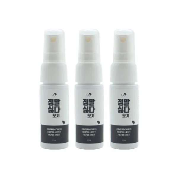 시나몬이오 정말싫다모기 스프레이, 20ml, 3개