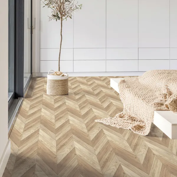 내마루 간편시공 바닥 장판시트지 Sf 024 라이트 라인패널 헤링본