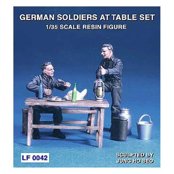 레전드 1:35 GERMAN SOLDIERS AT TABLE SET 2FIGURES 프라모델 lf0042, 1개