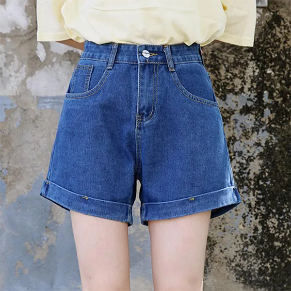 오키진 여성 롤리롤업 반바지 청반바지 편해요 데일리