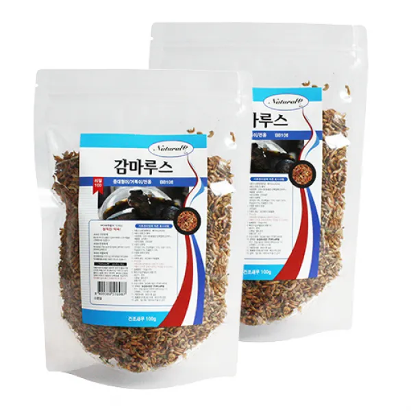 내츄럴한 감마루스 사료 리필, 100g, 2개입
