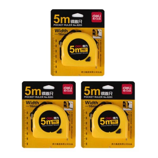 델리 줄자 8203 5m 3개입