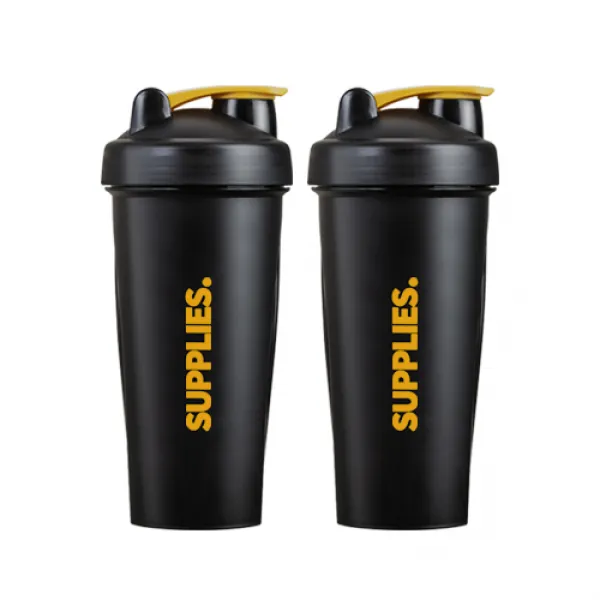 서플라이스 쉐이커 보틀 2p 매트 블랙 700ml