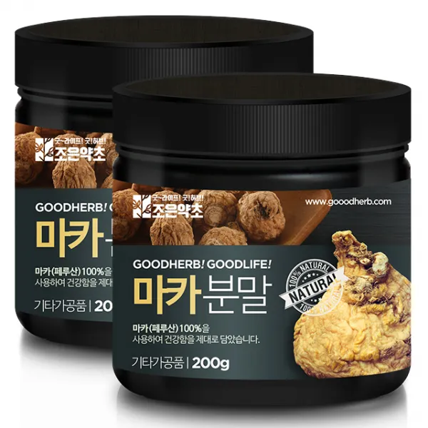 조은약초 마카가루, 200g, 2개