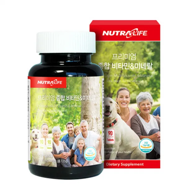 뉴트라라이프 프리미엄 종합비타민&미네랄 90정 135g 1개