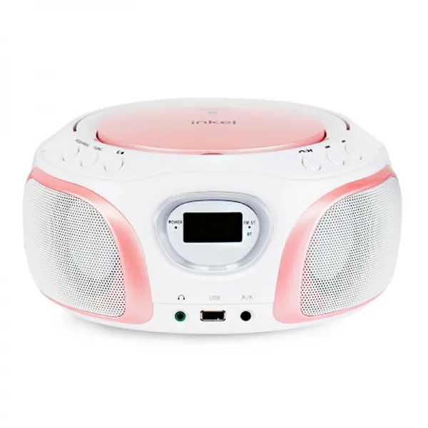 인켈 Led 블루투스 Cd Player Ik Wp100 Pink
