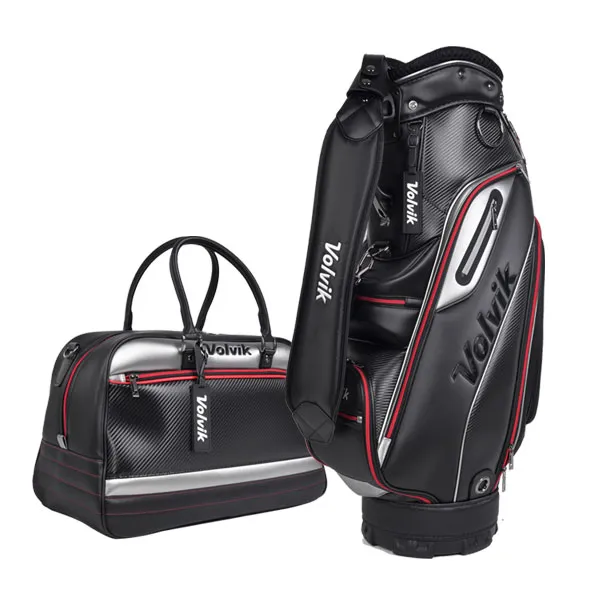 볼빅 2019 Vaib 남성용 스포츠 Pu 골프 캐디백 세트 블랙