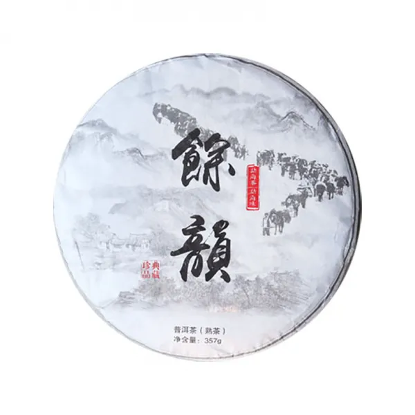 운남성보이차 루이공 2010 맹해 포랑산 여운 병차 숙차, 357g, 1개