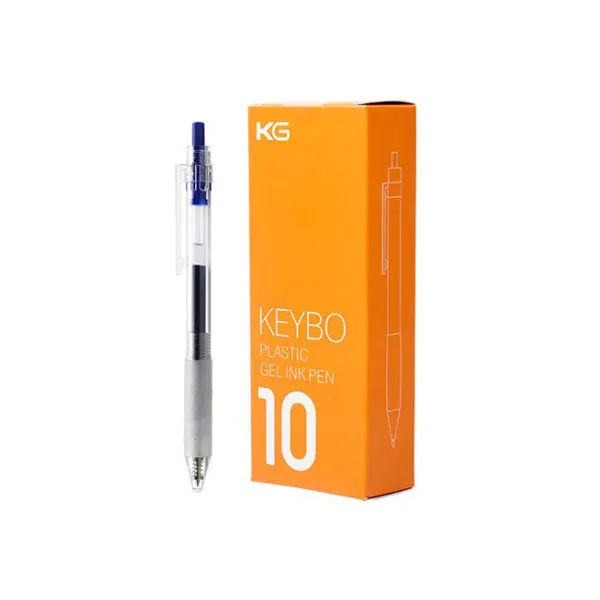 Kaco Keybo 젤 펜 0.5mm 청색 10개입