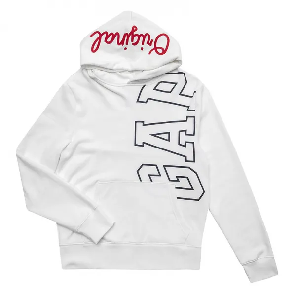 갭 남성용 프렌치 테리 익스플로디드 갭 아치 풀오버 후드