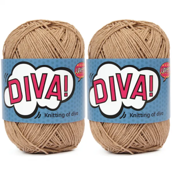 실바람 디바 뜨개실 2p 7번 라떼