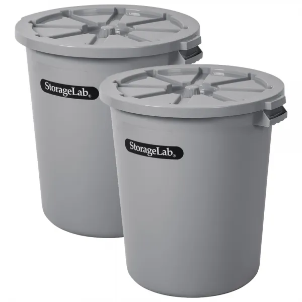 스토리지랩 만능용기 대형쓰레기통 105L, 단일 색상, 2세트