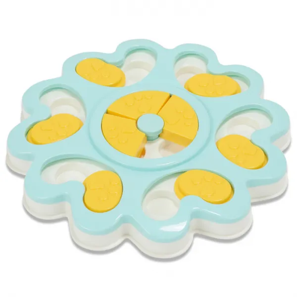 딩동펫 반려동물 지능개발 플라워 토이 24 x 2 cm, 블루, 1개