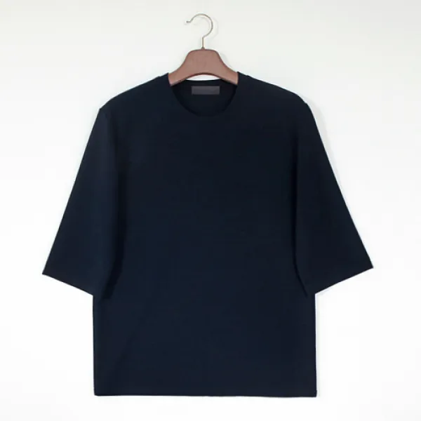 머시따 남성용 엠보 7부 티셔츠