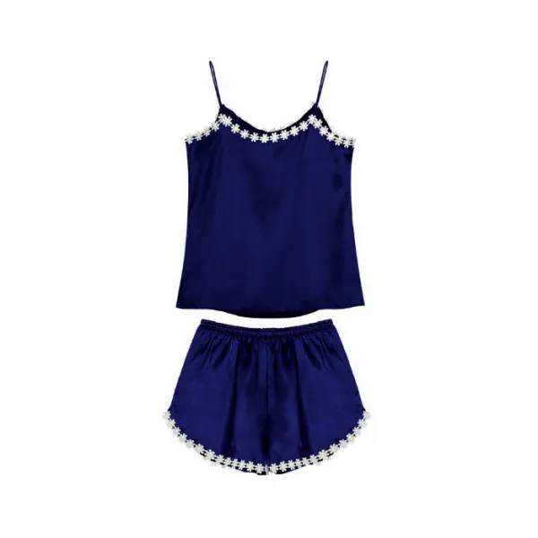 저스틴 여성용 눈꽃요정 실크나시 잠옷세트