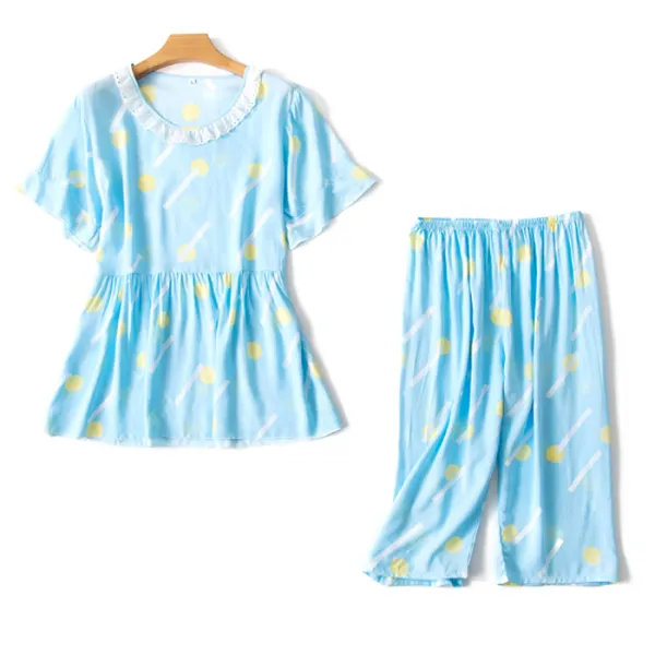 저스틴 여성용 홈바캉스 이지웨어 잠옷세트