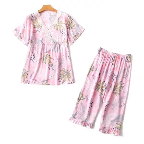 저스틴 여성용 홈바캉스 이지웨어 잠옷세트