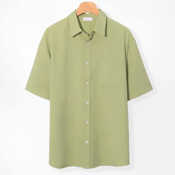 제이에이치스타일 남성용 아이스 쿨링 반팔 셔츠