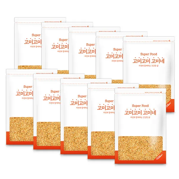 고미네 볶은 아마씨, 200g, 10개입