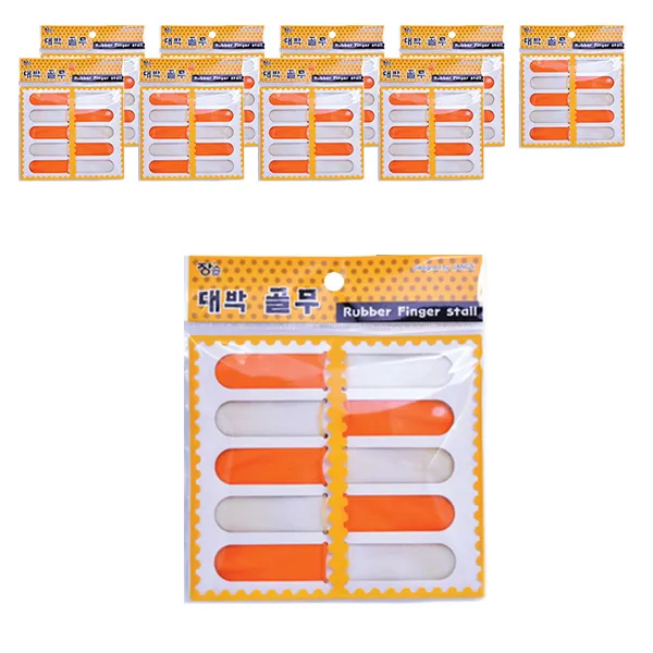 장스팬시 대박골무 대, 혼합 색상, 10세트