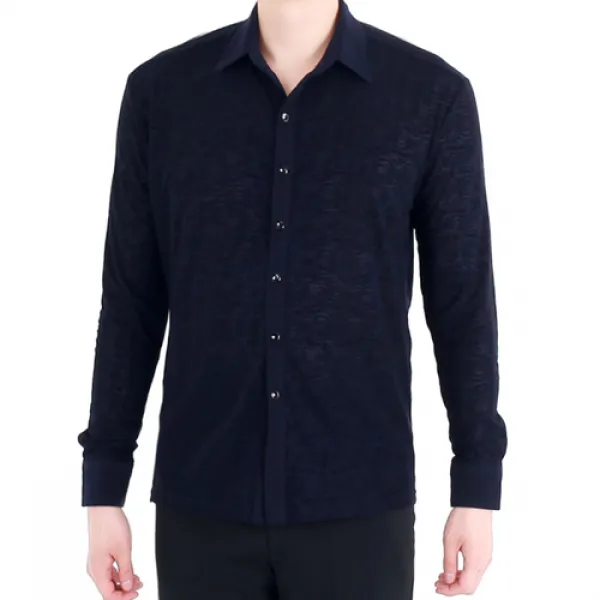 밸리도매몰 장미나염 긴팔 Mdt1100 네이비