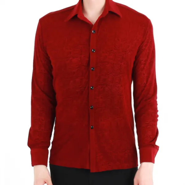 밸리도매몰 장미나염 긴팔 Mdt1100 빨강