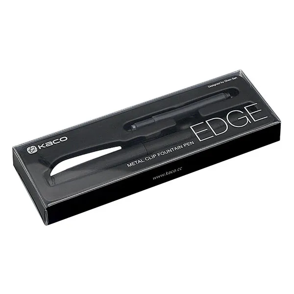 동아피엠에스 Kaco Edge 블레이드 클립 만년필 F 흑색