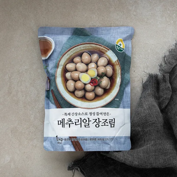 풍요한 아침 메추리알 장조림, 1000g, 1개