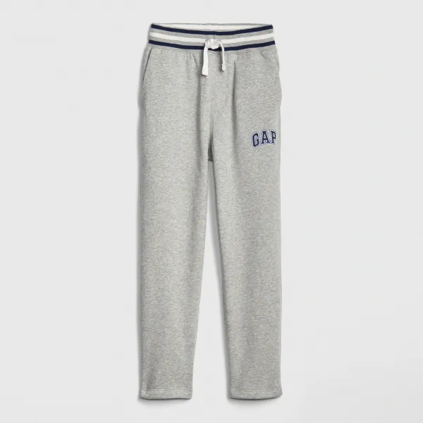 갭 남아용 로고 슬림 베이직 플리스 팬츠