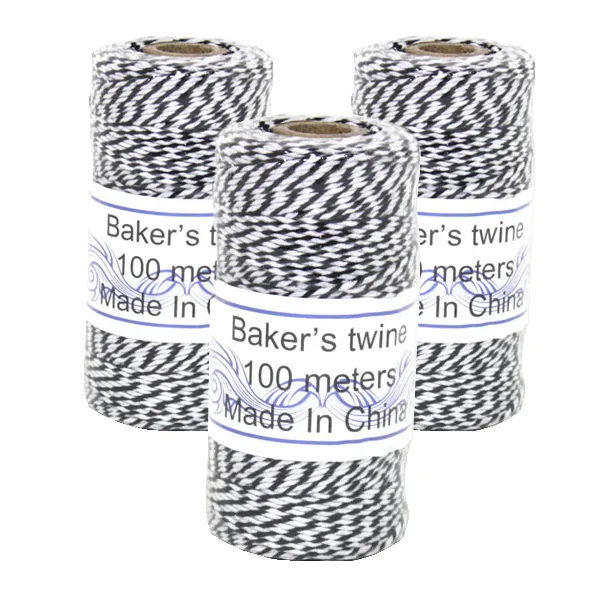 이홈베이킹 트와인끈 3p 검정 100m