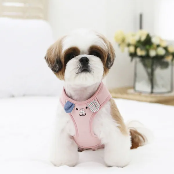 이츠독 이츠독 마이퍼피 하네스 목줄 핑크