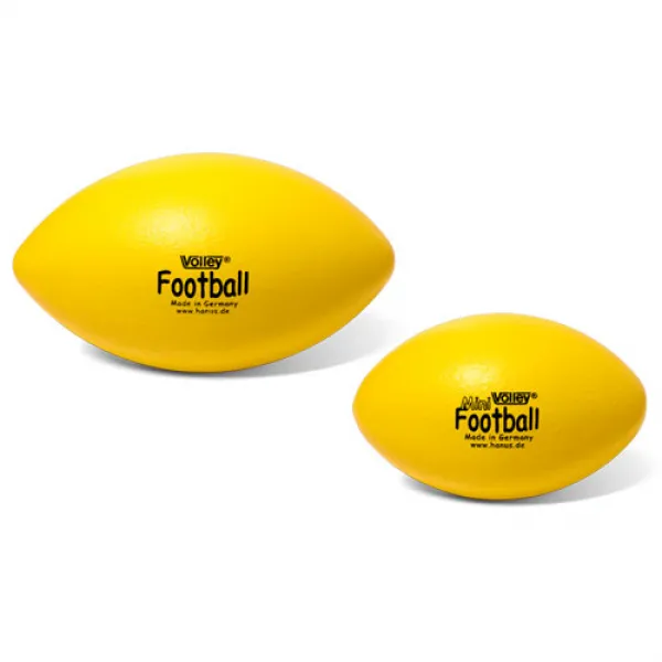 발리볼 스펀지 미식축구볼 2종 세트 옐로우