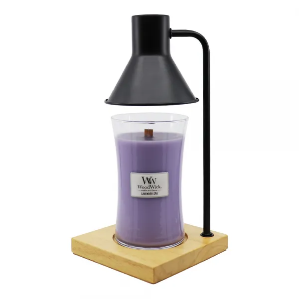 우드윅 라지캔들 609.5g + 라지워머 블랙 세트 라벤더 스파