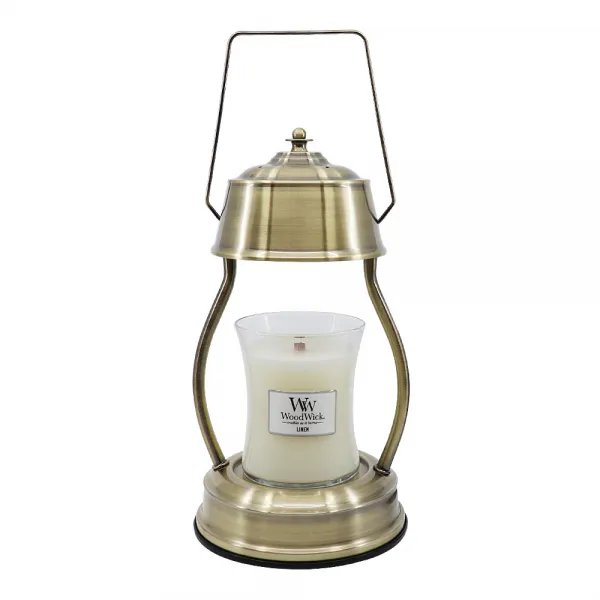 우드윅 미디엄캔들 275g + 미디엄워머 빈티지 세트 린넨