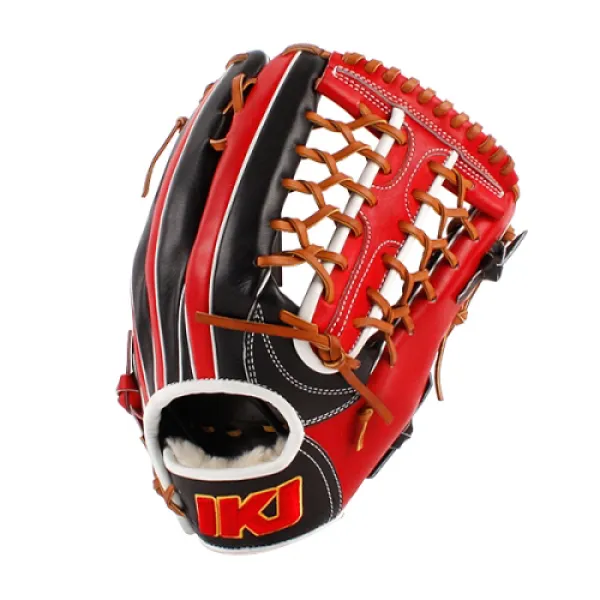 IKJ 스페셜 오더 글러브 티벨트 외야 우투용 922O, BK + R