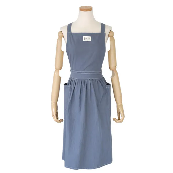 씨티라이프 린넨 원피스 앞치마 네이비 1개