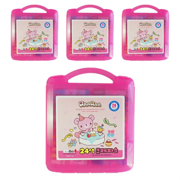 아이비스 크레파스 핑크 Cr10638 4p 24색