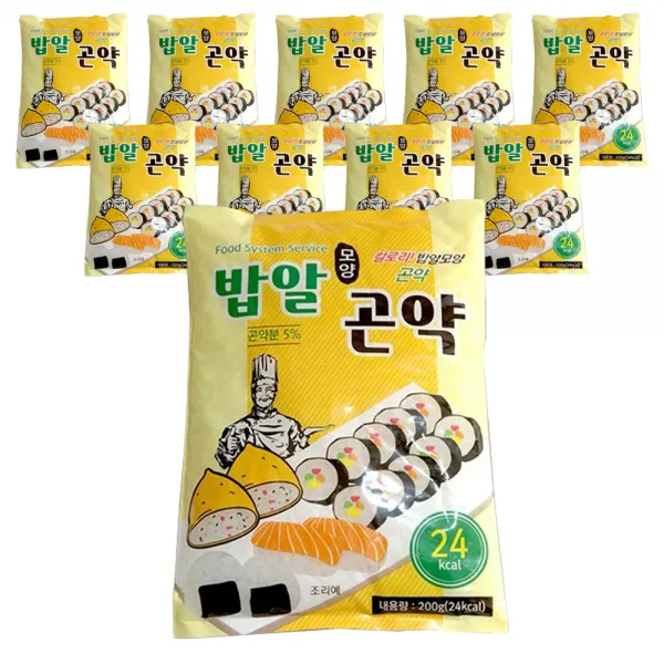 글로델 밥알 모양 곤약 200g 10개