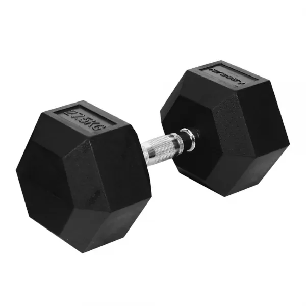 이고진 고무 육각 아령, 27.5kg, 1개