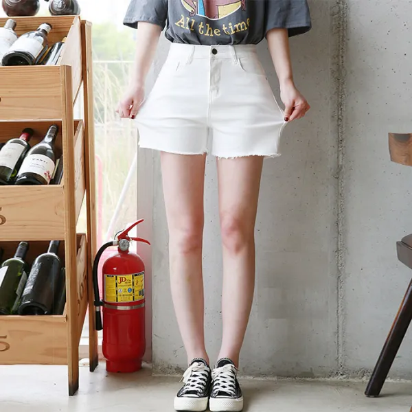 오키진 여성용 쫀쫀한 반바지