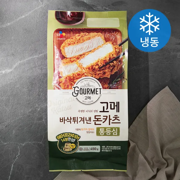 고메 바삭 튀겨낸 통등심 돈카츠 (냉동), 450g, 1개
