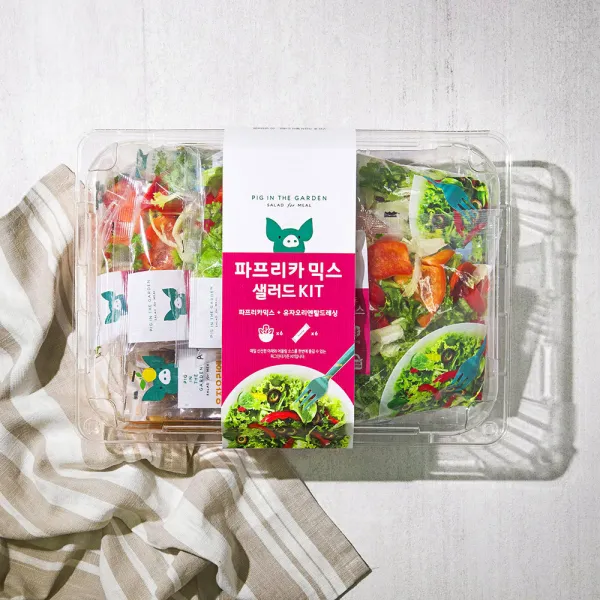 피그인더가든 파프리카 믹스 샐러드 KIT, 630g, 1세트