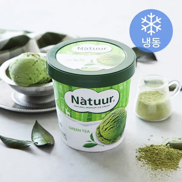나뚜루 녹차 아이스크림 냉동 474ml 1개