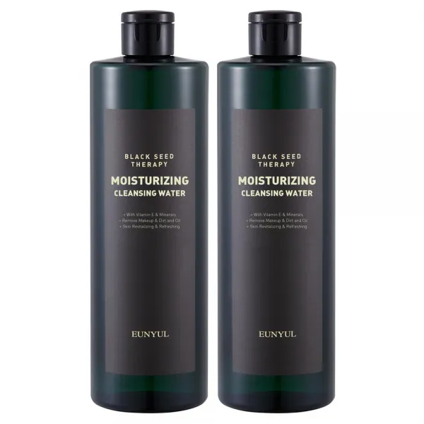 은율 블랙씨드 테라피 모이스춰라이징 클렌징워터 500ml 2개