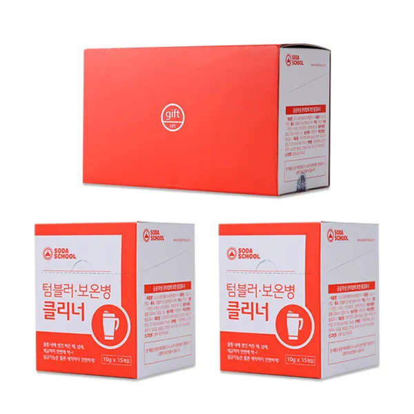 소다스쿨 텀블러 보온병 클리너 선물세트, 10g, 30개
