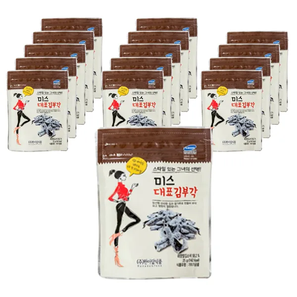 미스김 대표 김부각, 25g, 15개