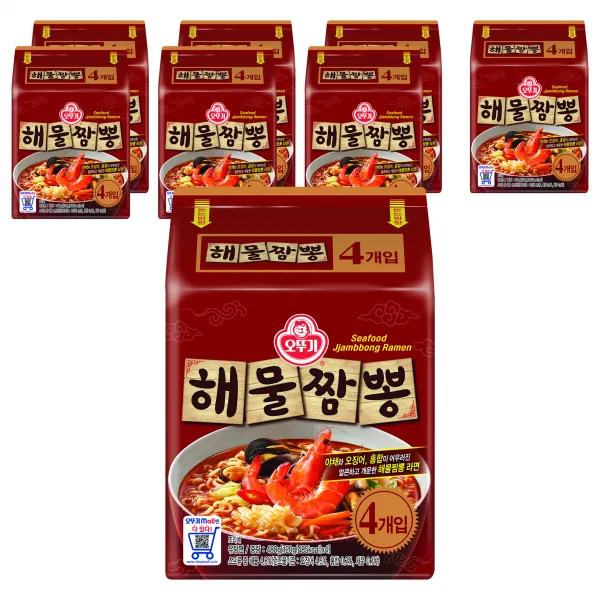 오뚜기 해물짬뽕, 120g, 32개