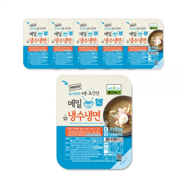 칠갑농산 메밀냉수냉면 120g 6개